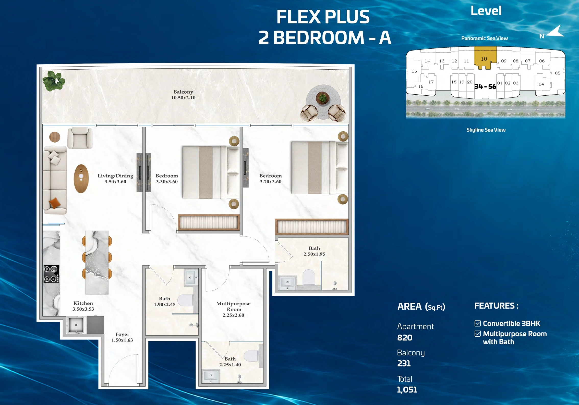 Shahrukhz by Danube Floor Plan 6